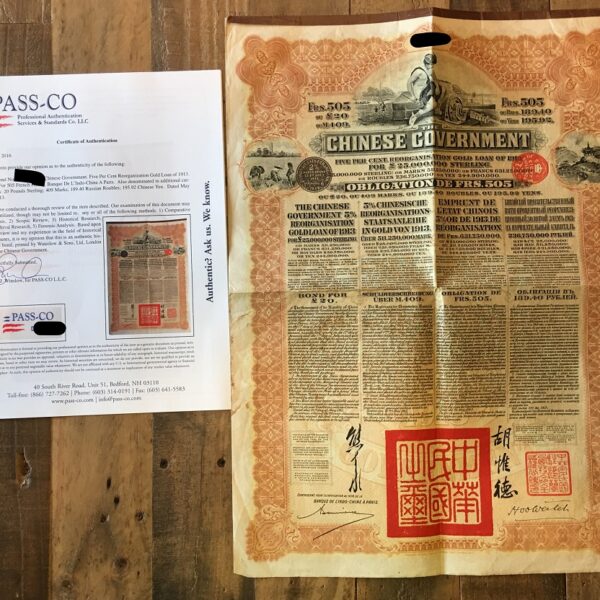 Reorganization Loan China Bond