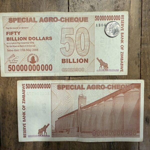 Zimbabwe Agro-Cheque 50 Billion